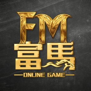 FM富馬娛樂城標誌，金色LOGO象徵信任與財富